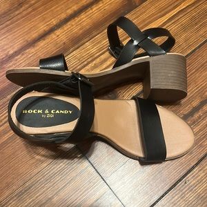 NWOB Rock & Candy Block Heel Sandals